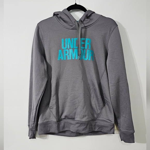 Under Armour Gray  Hoodie Relaxed Fit - Picture 1 of 4